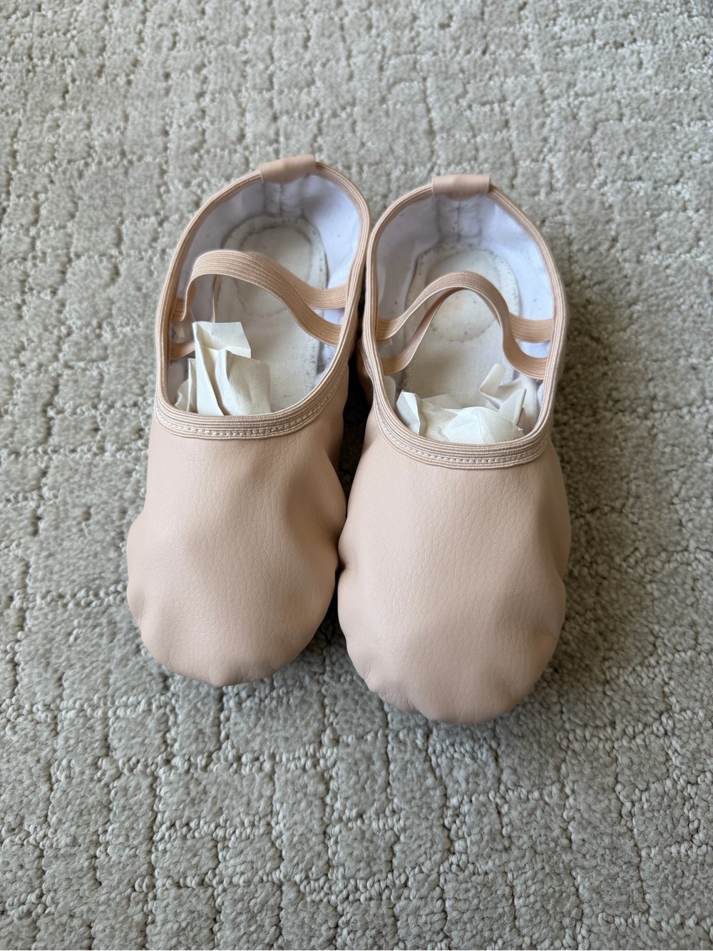 Ballet Sippers Shoes in Nude Pink Size 1